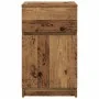 Mesilla de noche de madera antigua 39x35x65cm Madera ingeniería de , Mesitas de noche - Ref: Foro24-861333, Precio: 50,59 €, ...
