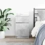 Mesilla de noche gris hormigón 39x35x65 cm madera de ingeniería by , Nightstands - Ref: Foro24-861325, Price: 50,59 €, Discou...