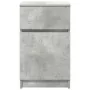 Mesilla de noche gris hormigón 39x35x65 cm madera de ingeniería by , Nightstands - Ref: Foro24-861325, Price: 50,59 €, Discou...