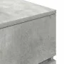 Mesilla de noche gris hormigón 39x35x65 cm madera de ingeniería by , Nightstands - Ref: Foro24-861325, Price: 50,59 €, Discou...