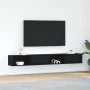 Muebles de TV 2 uds Roble Negro 100x31x25,5cm Madera ingeniería de , Muebles TV - Ref: Foro24-861475, Precio: 96,47 €, Descue...
