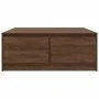 Mesa de centro con cajones roble marrón 100x100x40 cm de , Mesas de centro - Ref: Foro24-3328405, Precio: 169,94 €, Descuento: %