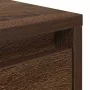 Mesa de centro con cajones roble marrón 100x100x40 cm de , Mesas de centro - Ref: Foro24-3328405, Precio: 169,94 €, Descuento: %