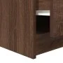 Mesa de centro con cajones roble marrón 100x100x40 cm de , Mesas de centro - Ref: Foro24-3328405, Precio: 169,94 €, Descuento: %