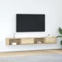 Muebles de TV 2uds Roble Sonoma 100x31x25,5cm Madera ingeniería de , Muebles TV - Ref: Foro24-861477, Precio: 89,71 €, Descue...