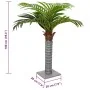 Palmera artificial con 6 hojas verde 100 cm by , artificial flora - Ref: Foro24-4103575, Price: 59,70 €, Discount: %