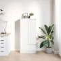 Armario con cajón blanco 55,5x34x119,5 cm Madera de ingeniería de , Aparadores - Ref: Foro24-861643, Precio: 95,92 €, Descuen...
