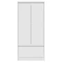 Armario con cajón blanco 55,5x34x119,5 cm Madera de ingeniería de , Aparadores - Ref: Foro24-861643, Precio: 95,92 €, Descuen...