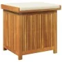 Cojines para exterior 60x50x61 cm madera maciza acacia de , Cajas de almacenaje para exteriores - Ref: Foro24-4106473, Precio...