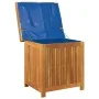 Cojines para exterior 60x50x61 cm madera maciza acacia de , Cajas de almacenaje para exteriores - Ref: Foro24-4106473, Precio...