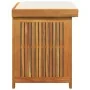 Cojines para exterior 60x50x61 cm madera maciza acacia de , Cajas de almacenaje para exteriores - Ref: Foro24-4106473, Precio...