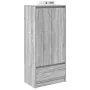 Armario con cajón gris Sonoma 55,5x34x119,5 cm de , Aparadores - Ref: Foro24-861648, Precio: 94,23 €, Descuento: %