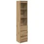 Aparador Artisan Roble 37,5x35x180 cm Madera de ingeniería de , Aparadores - Ref: Foro24-861669, Precio: 95,01 €, Descuento: %