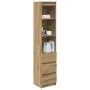 Aparador Artisan Roble 37,5x35x180 cm Madera de ingeniería de , Aparadores - Ref: Foro24-861669, Precio: 95,01 €, Descuento: %