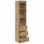Aparador Artisan Roble 37,5x35x180 cm Madera de ingeniería de , Aparadores - Ref: Foro24-861669, Precio: 95,01 €, Descuento: %