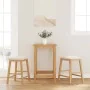 Sillas de bar con cojines 2 uds madera maciza caucho von , Küchenhocker - Ref: Foro24-4102578, Preis: 105,37 €, Rabatt: %