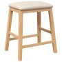 Sillas de bar con cojines 2 uds madera maciza caucho von , Küchenhocker - Ref: Foro24-4102578, Preis: 105,37 €, Rabatt: %