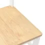 Sillas de comedor 2 unidades madera maciza de caucho blanco de , Sillas de comedor - Ref: Foro24-4102422, Precio: 80,08 €, De...