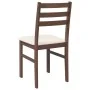 Sillas de comedor con cojines 2 uds madera maciza marrón caucho de , Sillas de comedor - Ref: Foro24-4102417, Precio: 79,10 €...