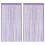 Cortinas de tiras 2 uds morado 140x250 cm de , Cortinas y visillos - Ref: Foro24-4102048, Precio: 17,01 €, Descuento: %