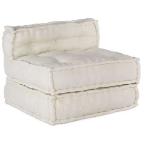 Puf modular crema 70x70x54 tela de , Cojines para sillas y sofás - Ref: Foro24-4019022, Precio: 132,66 €, Descuento: %