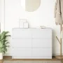 Aparador blanco 100x35x76 cm madera de ingeniería de , Aparadores - Ref: Foro24-3328498, Precio: 142,44 €, Descuento: %