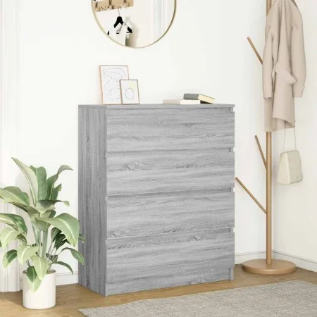 Aparador Sonoma gris 80x35x99 cm madera de ingeniería de , Aparadores - Ref: Foro24-3328485, Precio: 128,77 €, Descuento: %