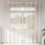 Cortinas de gasa con ojales 2 uds crema 140x245 cm von , Vorhänge und Gardinen - Ref: Foro24-4102074, Preis: 15,26 €, Rabatt: %