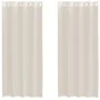 Cortinas de gasa con ojales 2 uds crema 140x245 cm von , Vorhänge und Gardinen - Ref: Foro24-4102074, Preis: 15,26 €, Rabatt: %