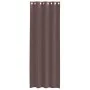 Cortinas de gasa con ojales 2 uds marrón 140x260 cm de , Cortinas y visillos - Ref: Foro24-4102069, Precio: 15,55 €, Descuent...