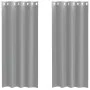 Cortinas de gasa con ojales 2 uds gris claro 140x245 cm by , Curtains and curtains - Ref: Foro24-4102110, Price: 15,04 €, Dis...