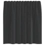 Cortinas de gasa con trabillas 2 uds. negro by , Curtains and curtains - Ref: Foro24-4102256, Price: 12,63 €, Discount: %