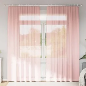 Cortinas de gasa con trabillas 2 uds rosa 140x245 cm von , Vorhänge und Gardinen - Ref: Foro24-4102289, Preis: 14,92 €, Rabat...