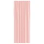 Cortinas de gasa con trabillas 2 uds rosa 140x245 cm de , Cortinas y visillos - Ref: Foro24-4102289, Precio: 14,92 €, Descuen...