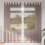 Cortinas de gasa con bolsillos para varillas 2 uds. marrón von , Vorhänge und Gardinen - Ref: Foro24-4102173, Preis: 13,99 €,...