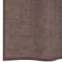 Cortinas de gasa con bolsillos para varillas 2 uds. marrón von , Vorhänge und Gardinen - Ref: Foro24-4102173, Preis: 13,99 €,...