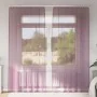 Cortinas de gasa con trabillas 2 uds morado 140x245 cm de , Cortinas y visillos - Ref: Foro24-4102294, Precio: 14,92 €, Descu...