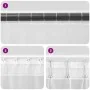 Cortinas de gasa con trabillas 2 uds arena 140x175 cm de , Cortinas y visillos - Ref: Foro24-4102307, Precio: 13,35 €, Descue...
