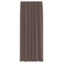 Cortinas de gasa con trabillas 2 uds. marrón by , Curtains and curtains - Ref: Foro24-4102263, Price: 14,28 €, Discount: %