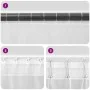 Cortinas de gasa con trabillas 2 uds turquesa 140x260 cm by , Curtains and curtains - Ref: Foro24-4102330, Price: 15,26 €, Di...