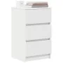 Mesillas de noche con 3 cajones 2 uds Blanco 39x35x65 cm de , Mesitas de noche - Ref: Foro24-861338, Precio: 108,79 €, Descue...