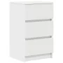 Mesillas de noche con 3 cajones 2 uds Blanco 39x35x65 cm de , Mesitas de noche - Ref: Foro24-861338, Precio: 108,79 €, Descue...