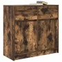 Aparador con cajón roble ahumado 80x34x76 cm madera ingeniería de , Aparadores - Ref: Foro24-861539, Precio: 84,23 €, Descuen...