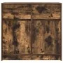Aparador con cajón roble ahumado 80x34x76 cm madera ingeniería de , Aparadores - Ref: Foro24-861539, Precio: 84,23 €, Descuen...