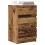Mesillas de noche con 3 cajones 2 uds madera vieja 39x35x65 cm de , Mesitas de noche - Ref: Foro24-861352, Precio: 103,20 €, ...
