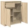 Aparador con cajón roble Sonoma 71x35x84 cm madera ingeniería de , Aparadores - Ref: Foro24-861591, Precio: 86,74 €, Descuent...