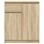 Aparador con cajón roble Sonoma 71x35x84 cm madera ingeniería de , Aparadores - Ref: Foro24-861591, Precio: 86,74 €, Descuent...