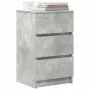 Mesillas de noche con 3 cajones 2 uds gris hormigón 39x35x65 cm de , Mesitas de noche - Ref: Foro24-861344, Precio: 105,09 €,...