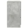 Mesillas de noche con 3 cajones 2 uds gris hormigón 39x35x65 cm de , Mesitas de noche - Ref: Foro24-861344, Precio: 105,09 €,...