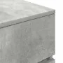 Mesillas de noche con 3 cajones 2 uds gris hormigón 39x35x65 cm de , Mesitas de noche - Ref: Foro24-861344, Precio: 105,09 €,...